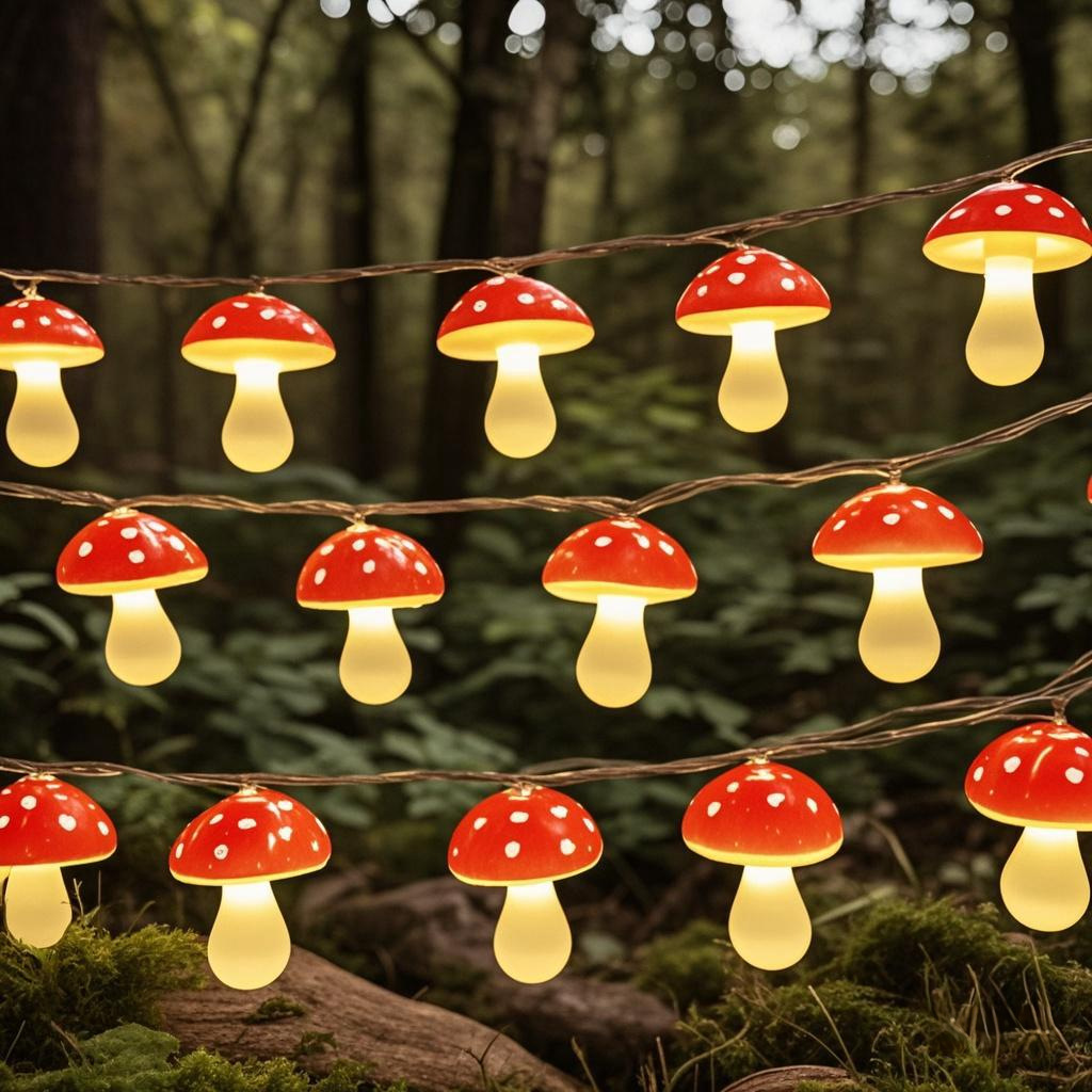 Led Fairy String Lights - Luzes de Cordão LED em Forma