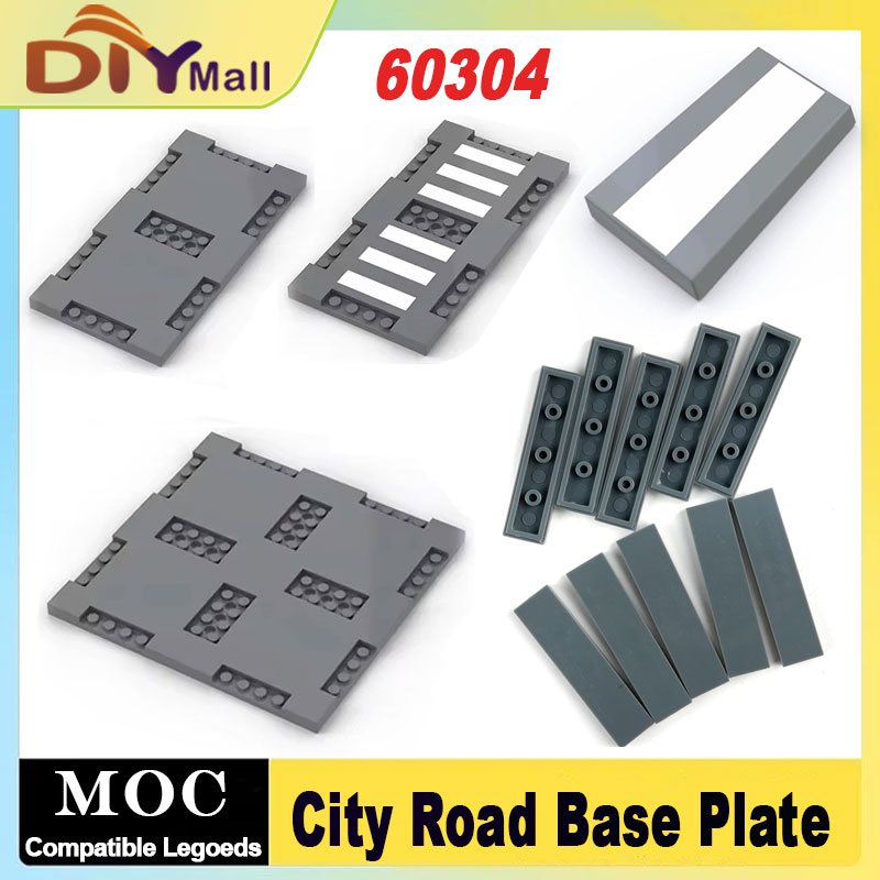 Lego Set City - Moc cidade estrada conjunto de placa
