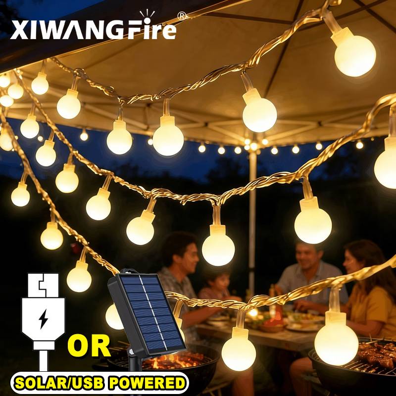 Luzes de Cordão Solares/USB/Ba - Led Fairy String Lights avaliação e preço