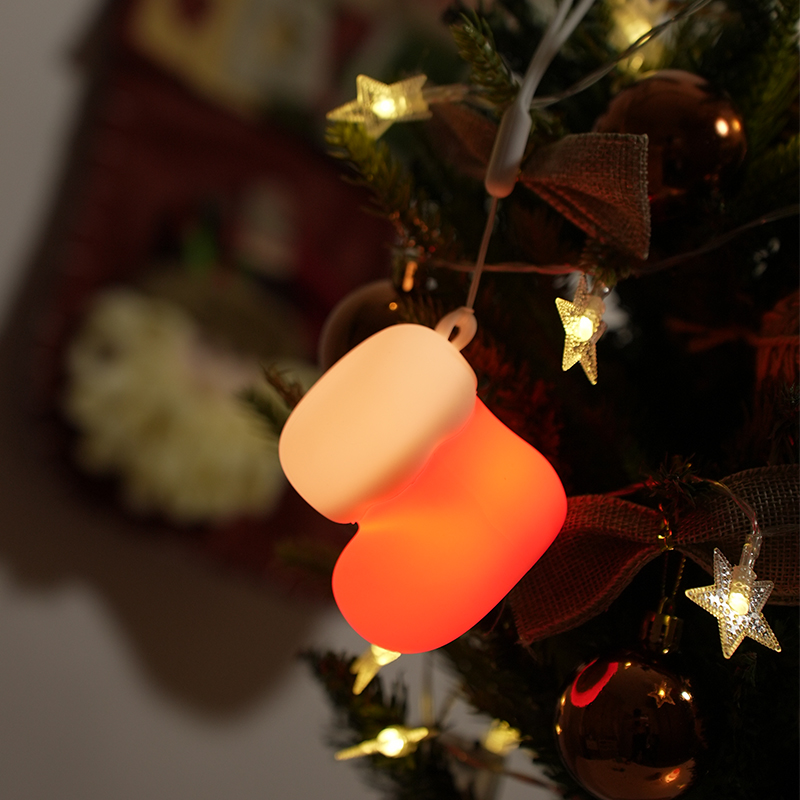 Enfeite de Natal em silicone p - Christmas Stocking Hanging avaliação e preço