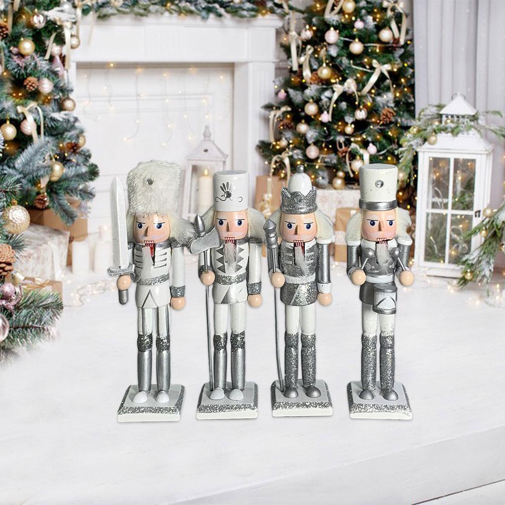 4x Boneco Quebra-Nozes 18cm, F - Nutcracker Figurine avaliação e preço