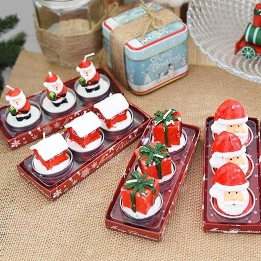 Conjunto de 3 velas decorativa - Holiday Candle Set avaliação e preço