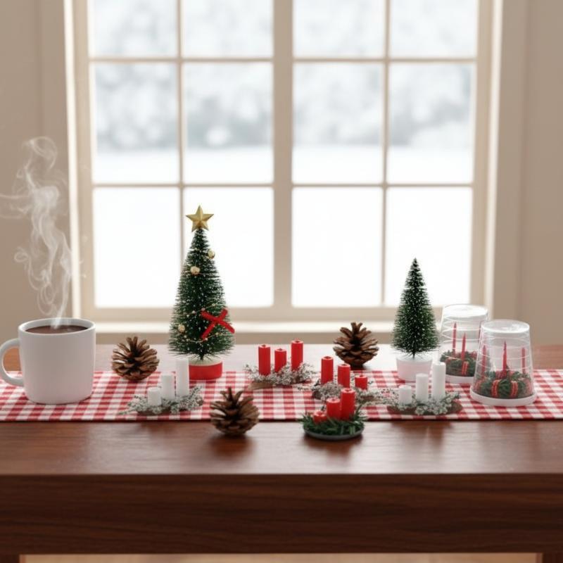 ! 1:12 Acessórios para cenário - Holiday Candle Set avaliação e preço
