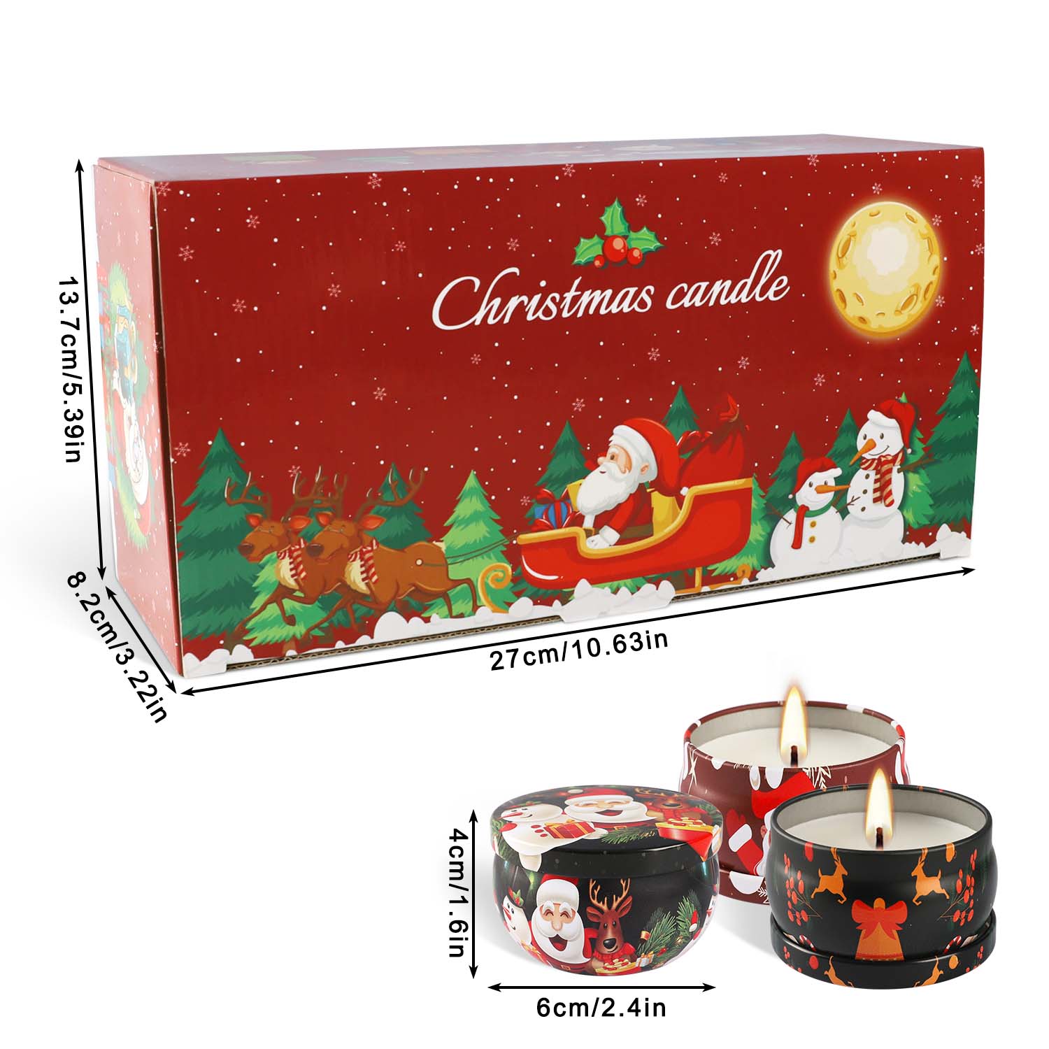Conjunto de Velas Aromáticas d - Holiday Candle Set avaliação e preço