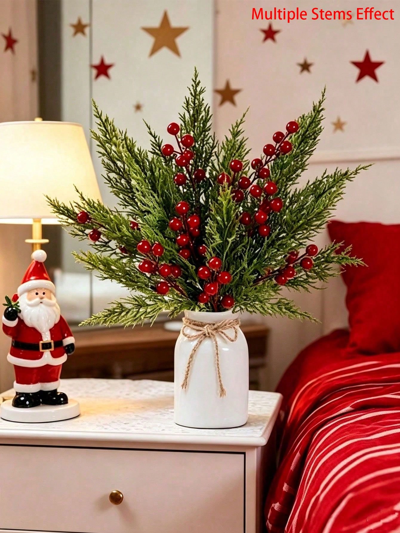 20 unidades de galhos de pinhe - Christmas Tree Artificial avaliação e preço