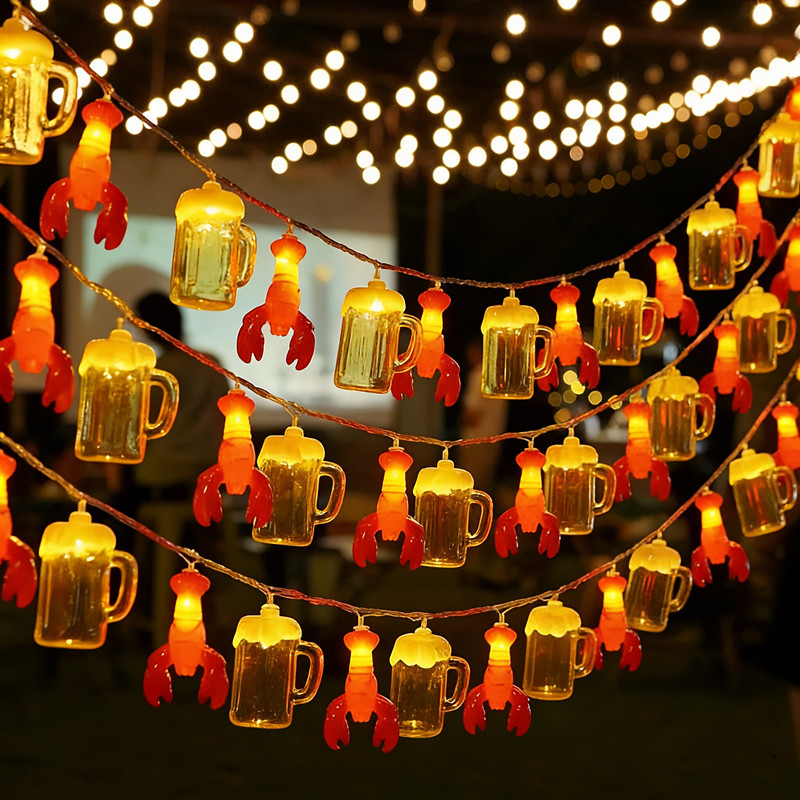 Caneca de Cerveja e Luzes de C - Led Fairy String Lights avaliação e preço